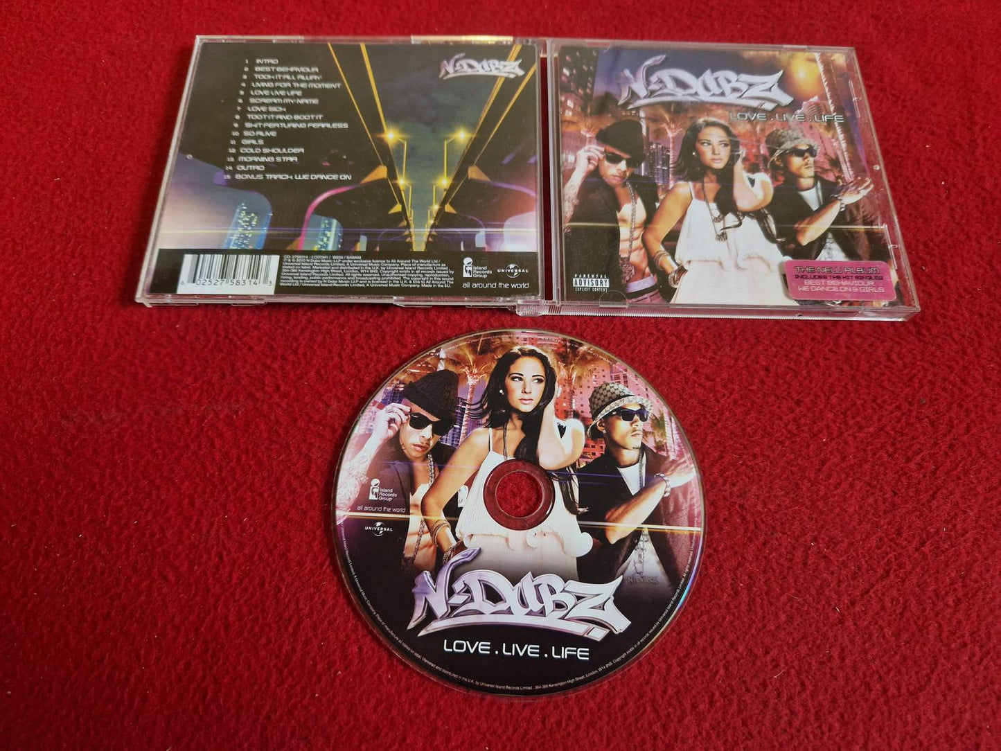 N-DUBZ LOVE.LIVE.LIFE CD