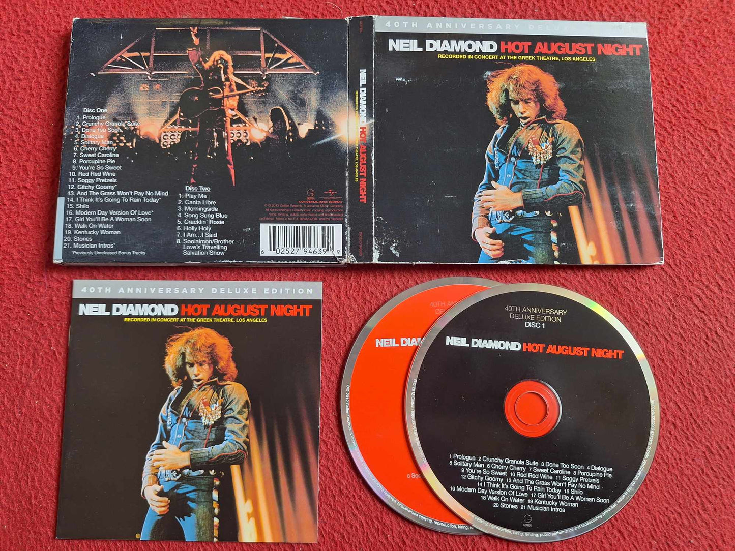 NEIL DIAMOND HOT AUGUST NIGHT 49TH ANNIVERSARY DELUXE EDITION CD