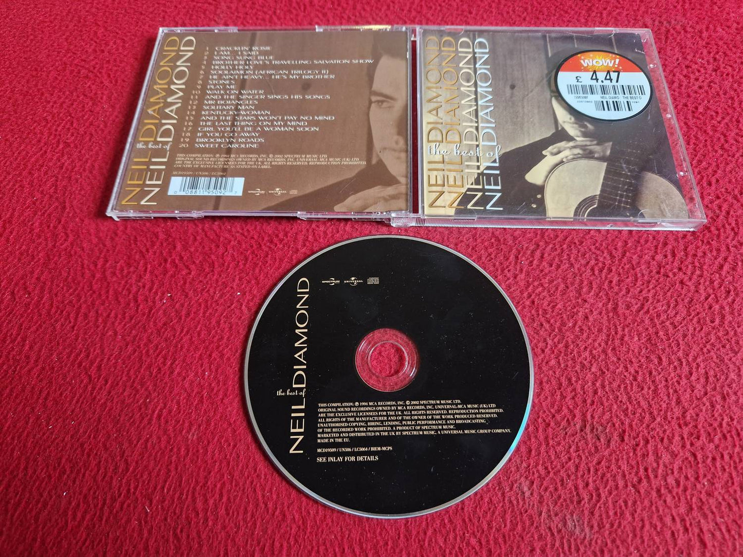 NEIL DIAMOND THE BEST OF CD