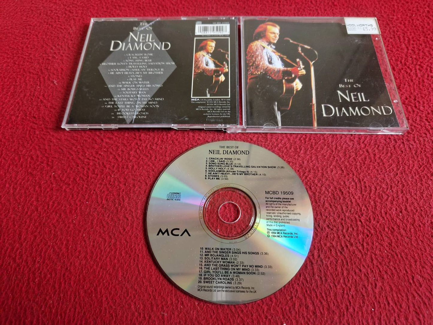 NEIL DIAMOND THE BEST OF CD