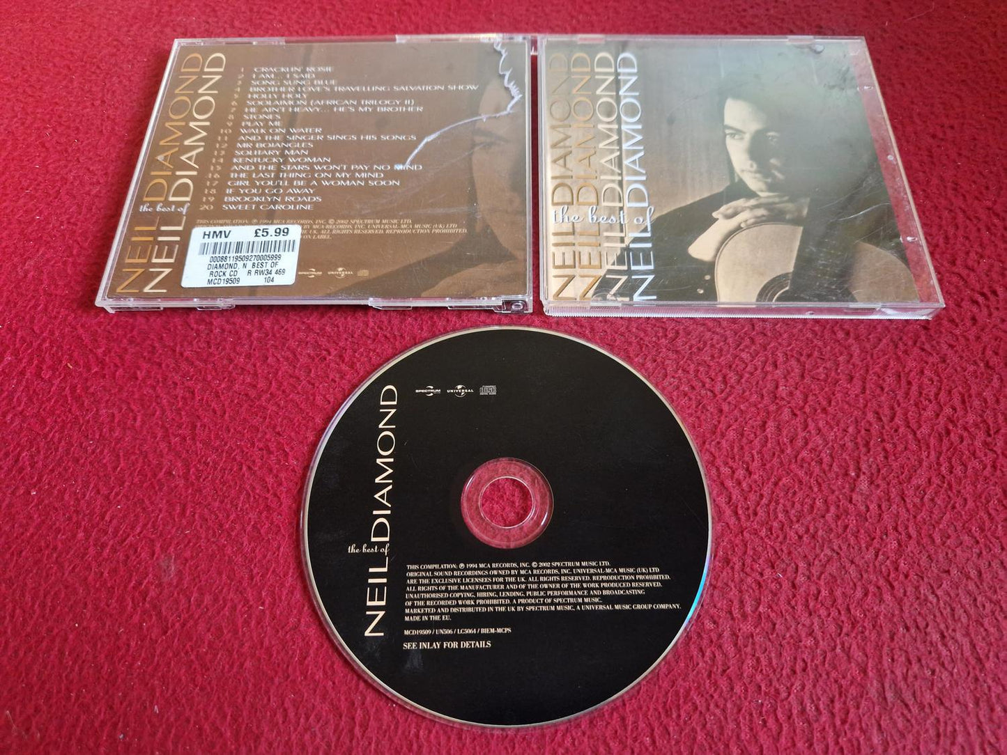 NEIL DIAMOND THE BEST OF CD