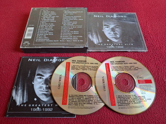 NEIL DIAMOND THE GREATEST HITS 1966 - 1992 CD BOX