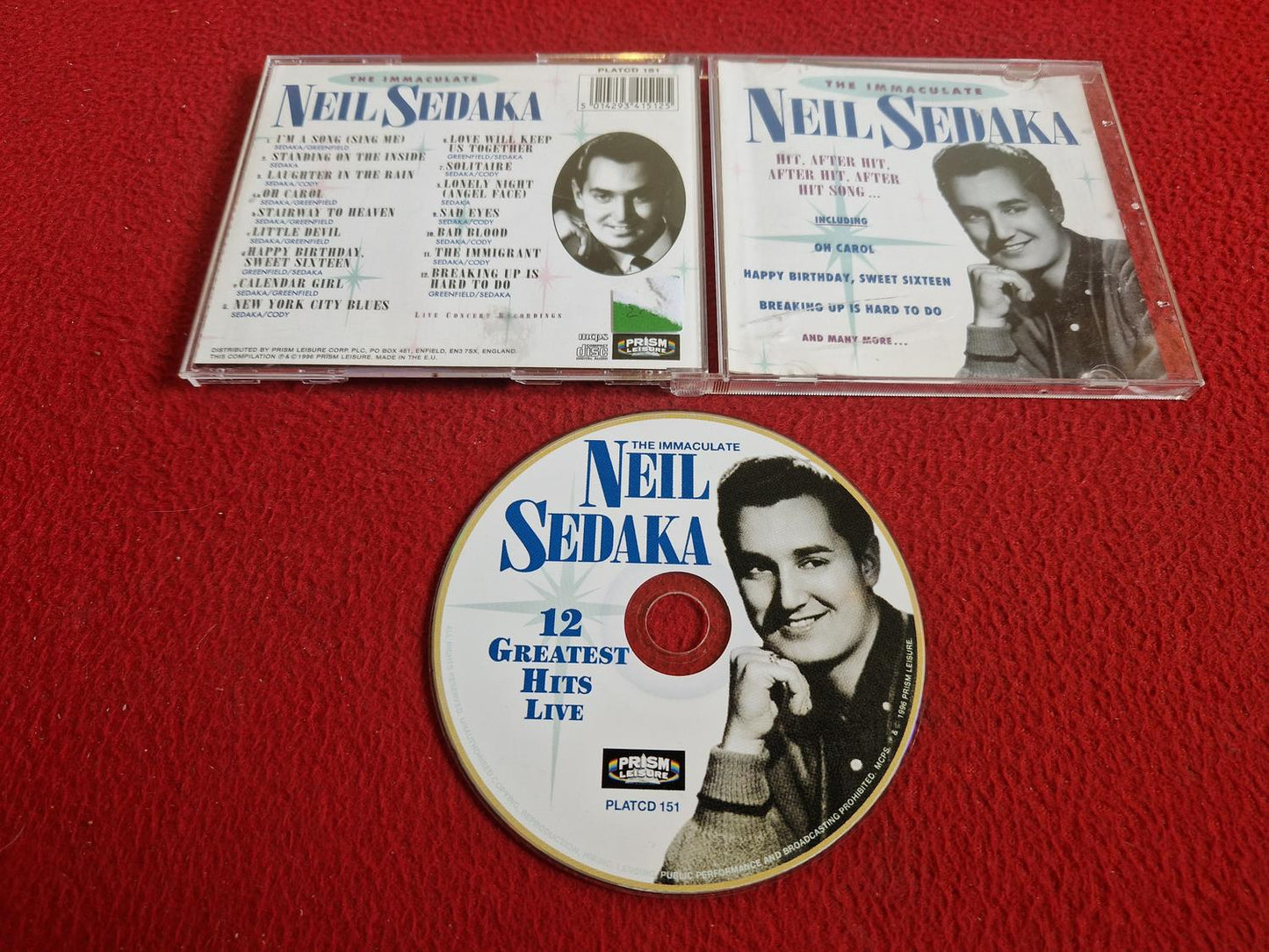 NEIL SEDAKA THE IMMACULATE CD