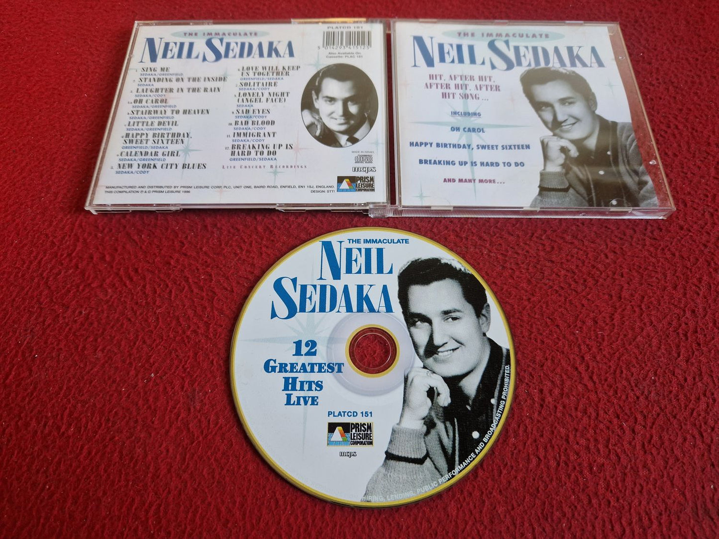 NEIL SEDAKA THE IMMACULATE CD