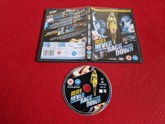 NEVER BACK DOWN DVD
