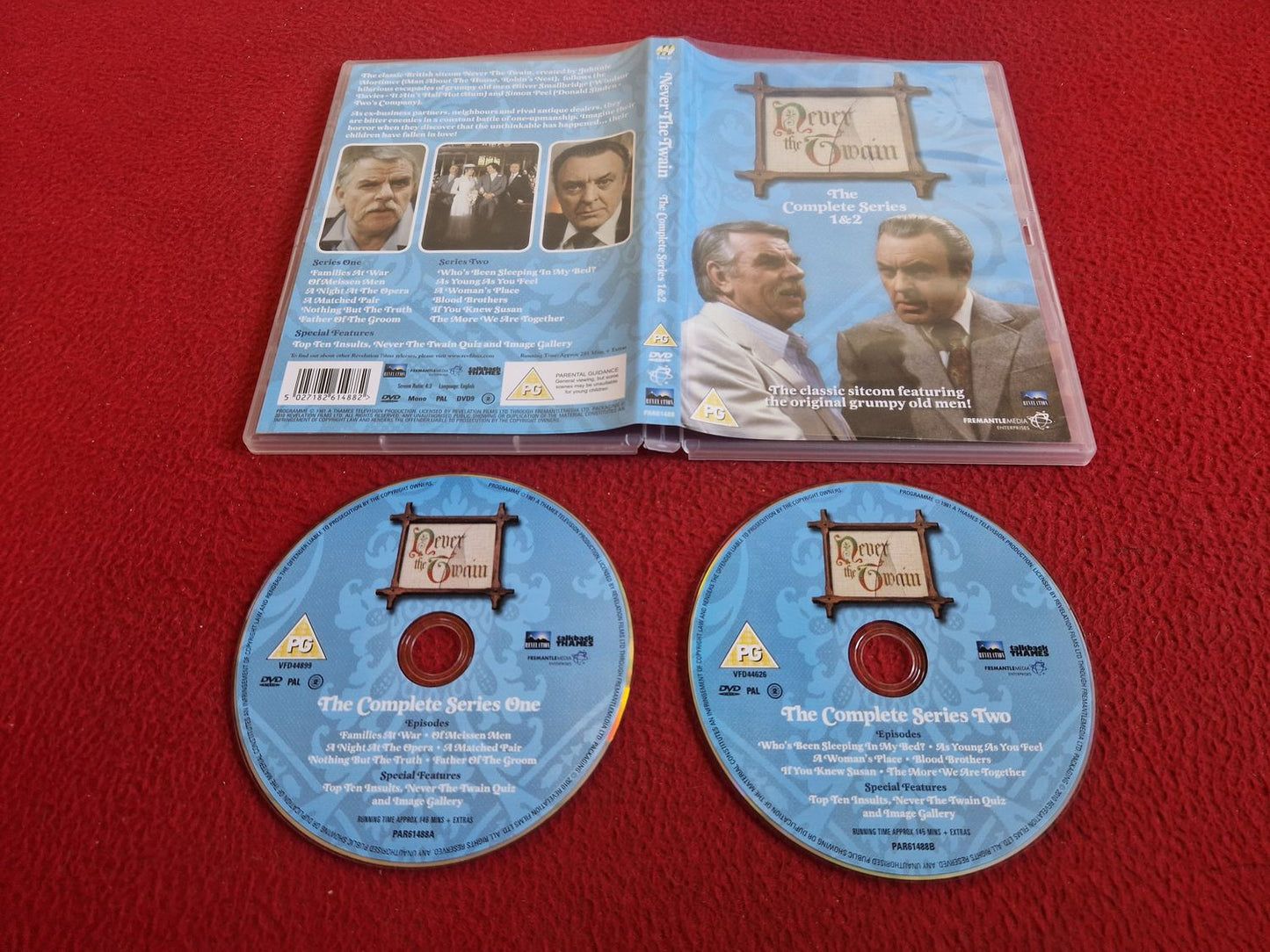 NEVER THE TWAIN SERIES 1 & 2 DVD