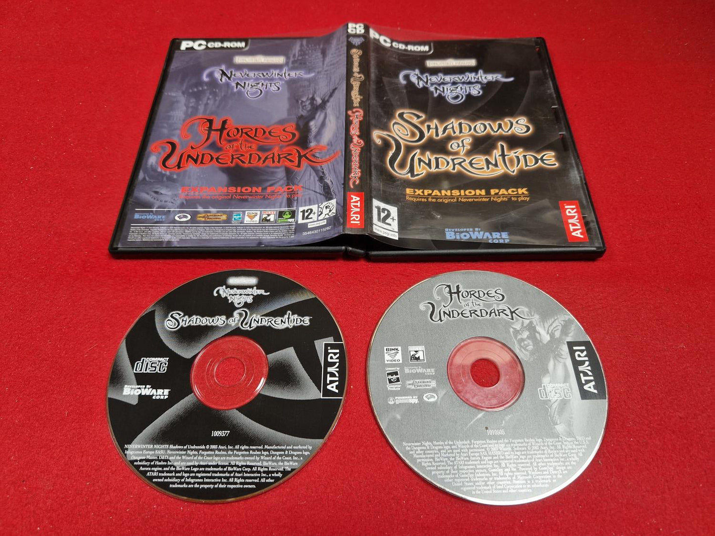 NEVERWINTER NIGHTS SHADOWS OF UNDRENTIDE / HORDES OF UNDERDARK EXP. PACK PC