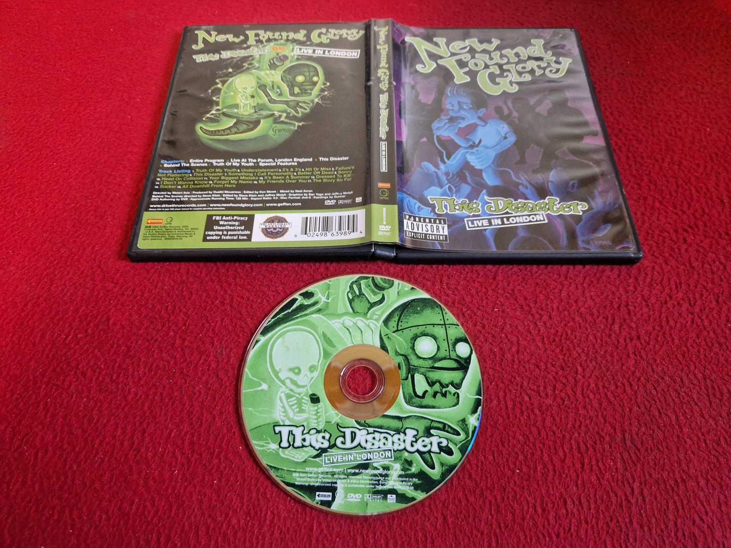 NEW FOUND GLORY THIS DISASTER LIVE IN LONDON [ REGION 1 ] DVD