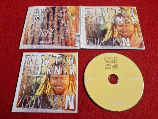 NEWTON FAULKNER WRITE IT ON YOUR SKIN CD