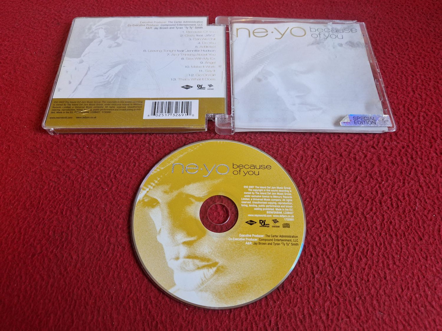 NE-YO BECAUSE OF YOU CD