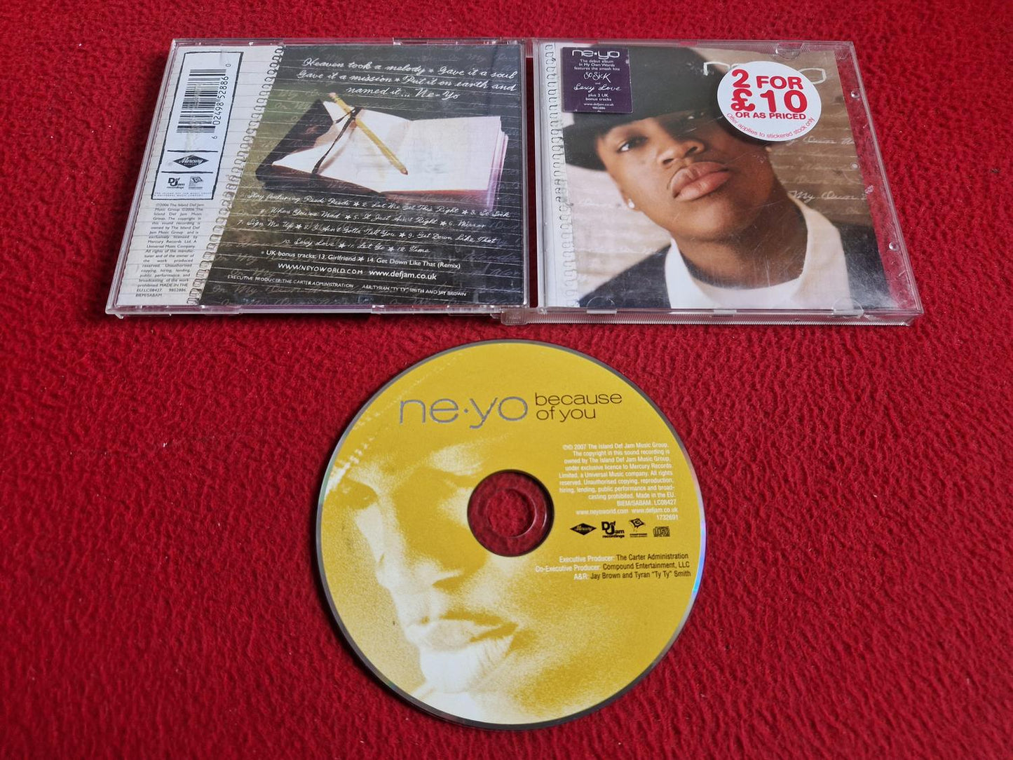 NE-YO BECAUSE OF YOU CD