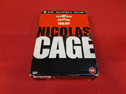 NICHOLAS CAGE GONE IN 60 SECONDS / THE ROCK / FACE/OFF BOX till DVD