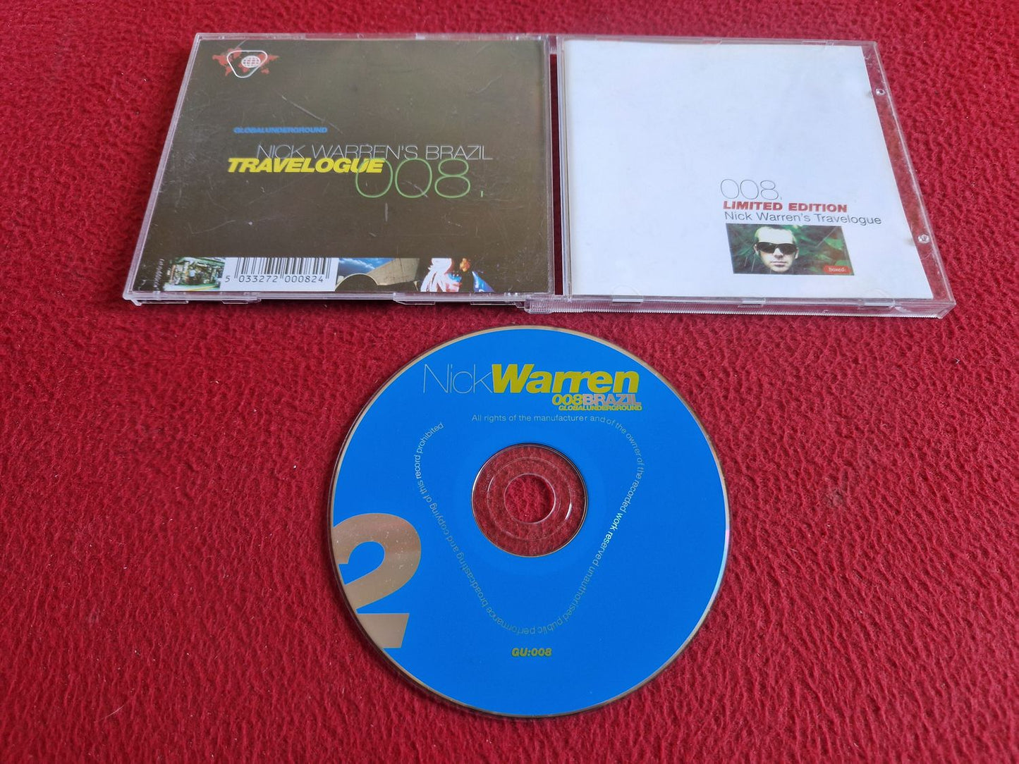 NICK WARREN TRAVELOGUE 08 LIMITED EDITION CD