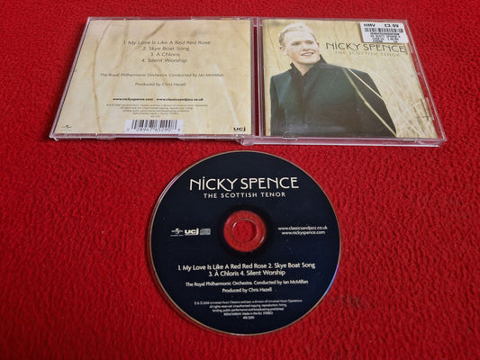 NICKY SPENCE THE SCOTTISH TENOR CD