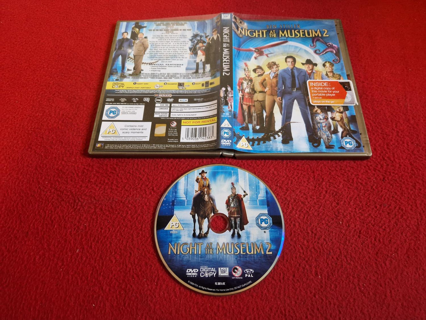 NIGHT AT THE MUSEUM 2 DVD