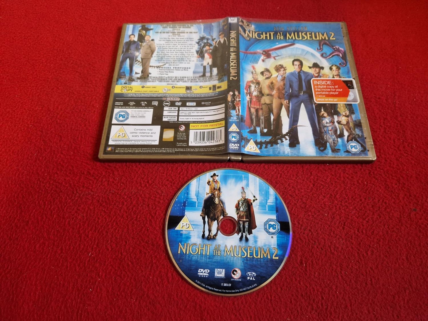 NIGHT AT THE MUSEUM 2 DVD