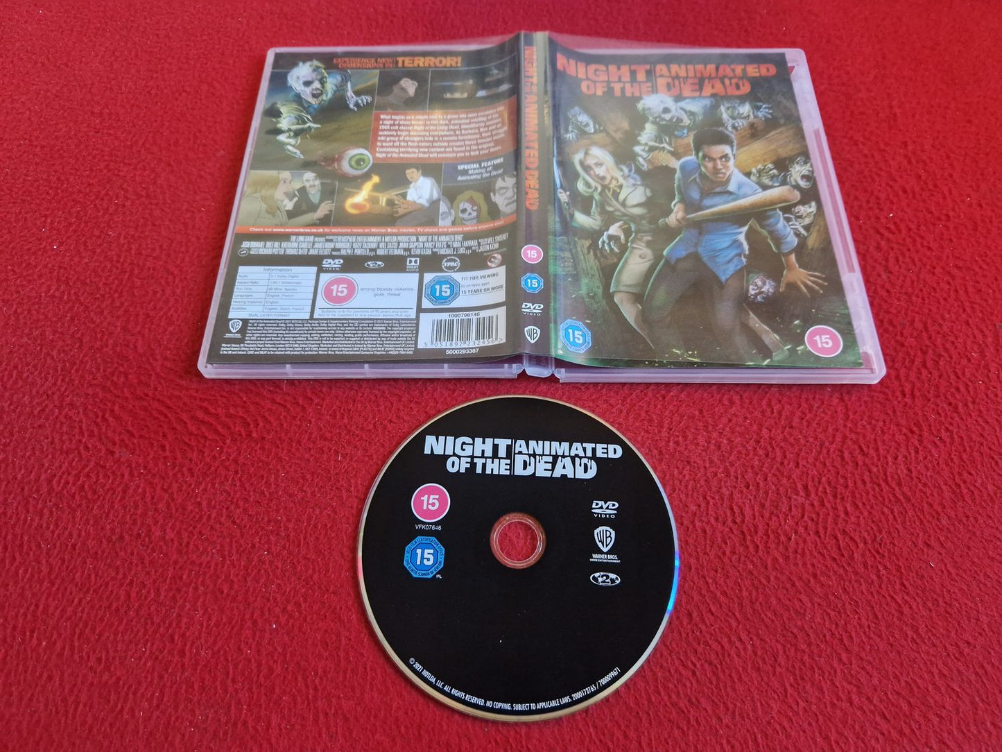 NIGHT OF THE DEAD ANIMATED DVD