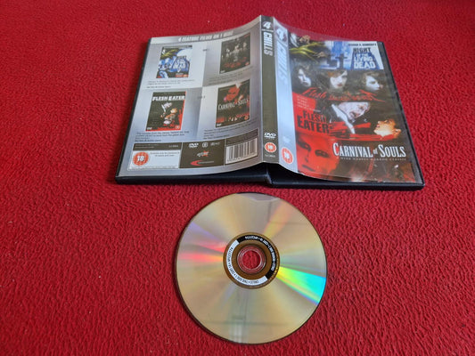NIGHT OF THE LIVING DEAD / FLESH OF THE BEAST /FLESH EATER/CARNIVAL OF SOULS DVD