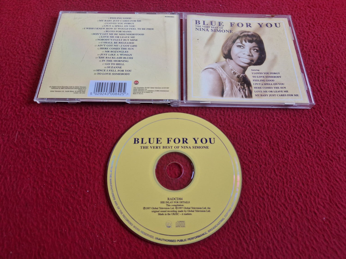 NINA SIMONE BLUE FOR YOU THE VERY BEST OF CD
