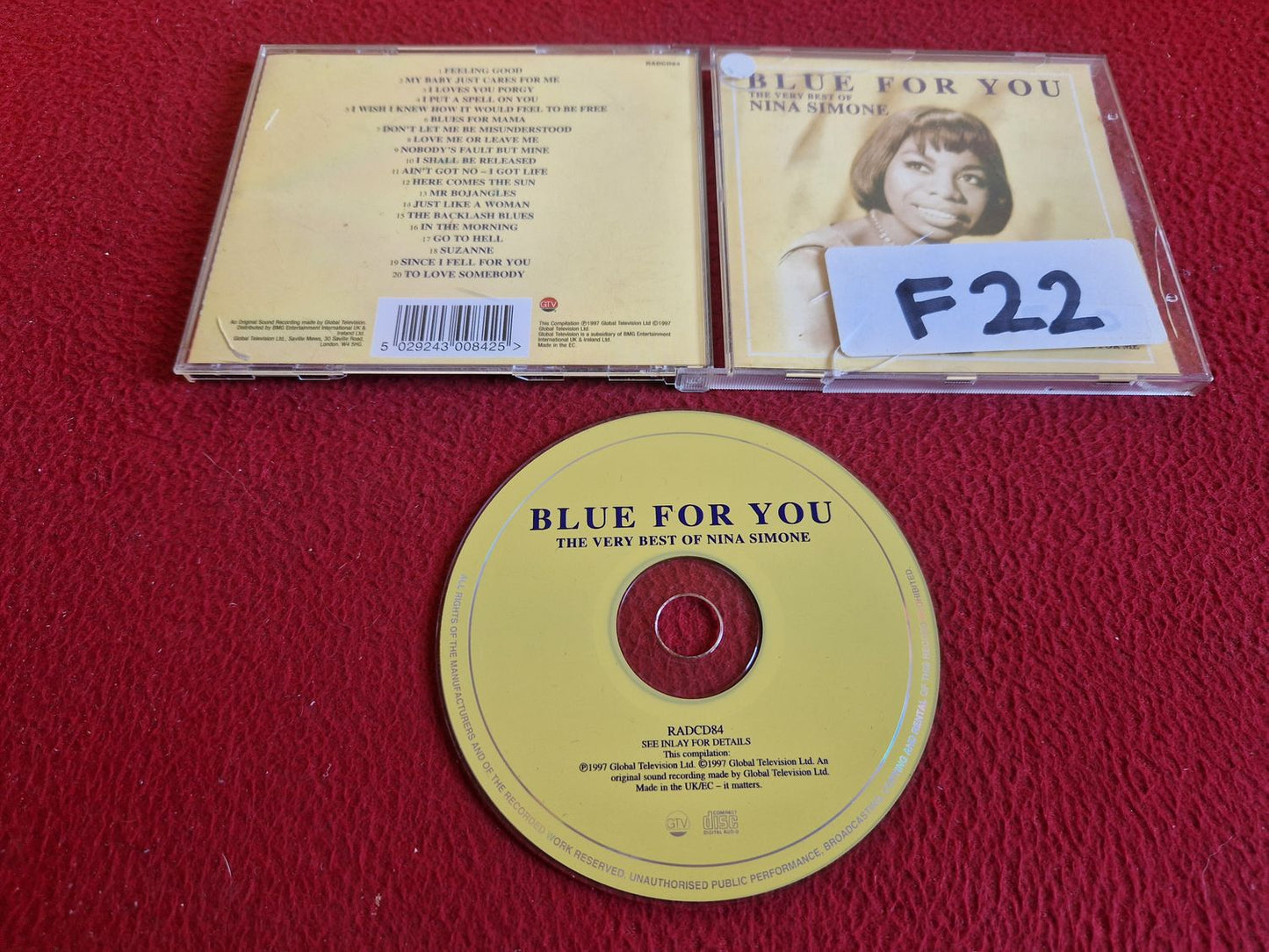 NINA SIMONE BLUE FOR YOU THE VERY BEST OF CD
