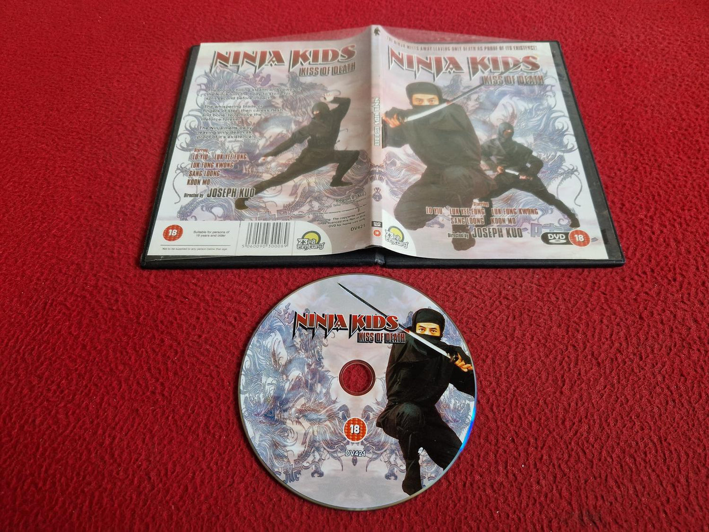 NINJA KIDS KISS OF DEATH DVD
