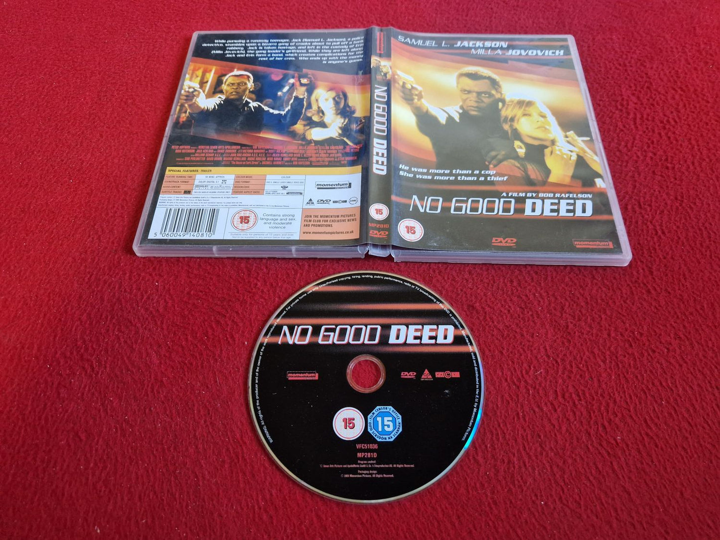 NO GOOD DEED DVD