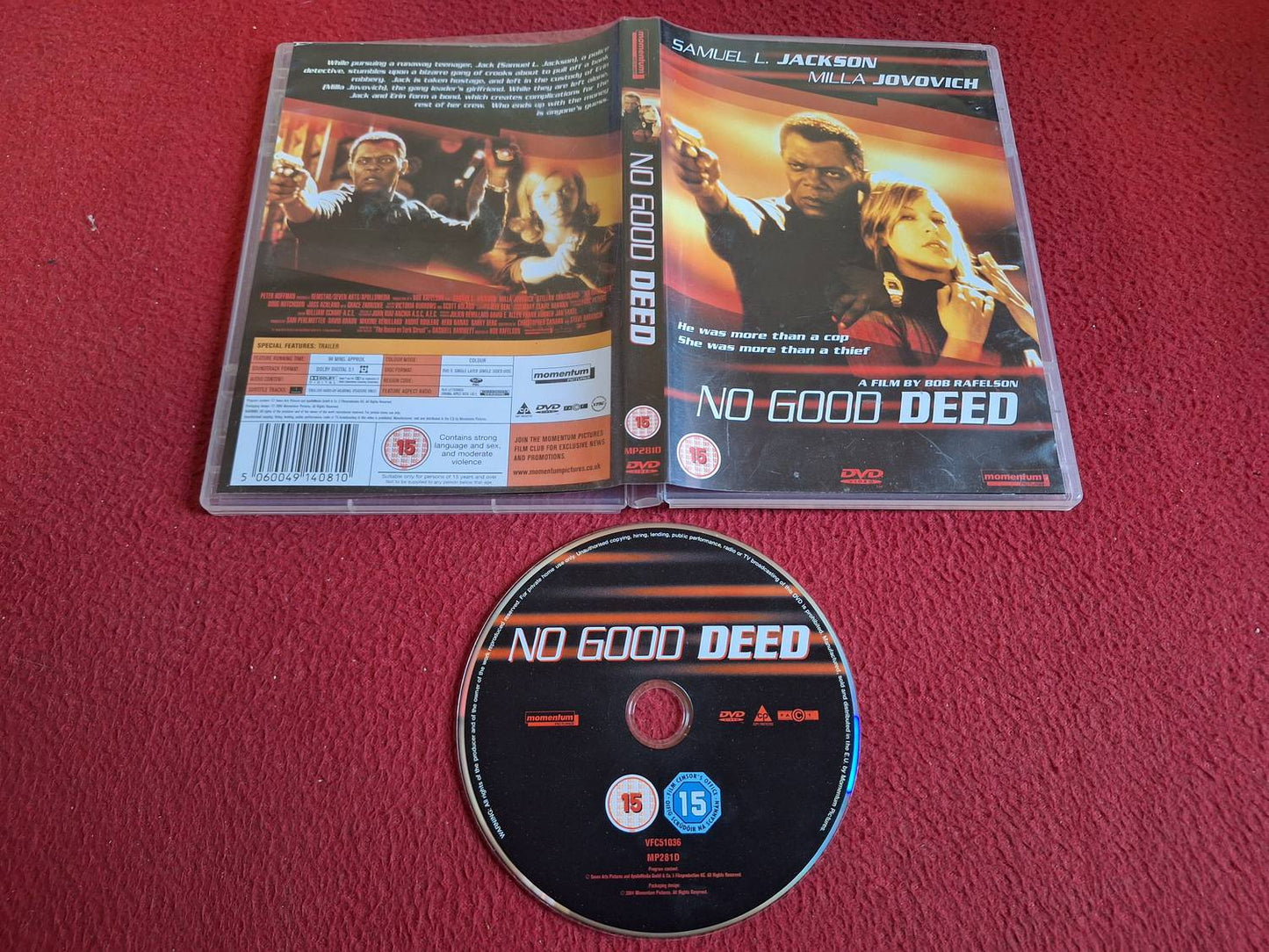 NO GOOD DEED DVD