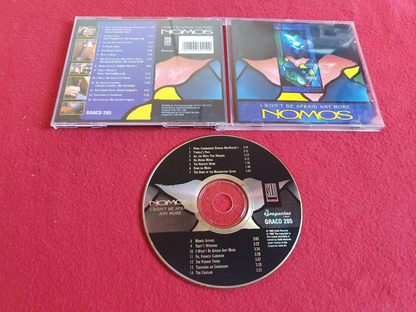 NOMOS I WON'T BE AFRAID ANY MORE  till CD