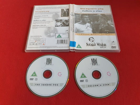 NORMAN WISDOM - THE SQUARE PEG / FOLLOW A STAR till DVD