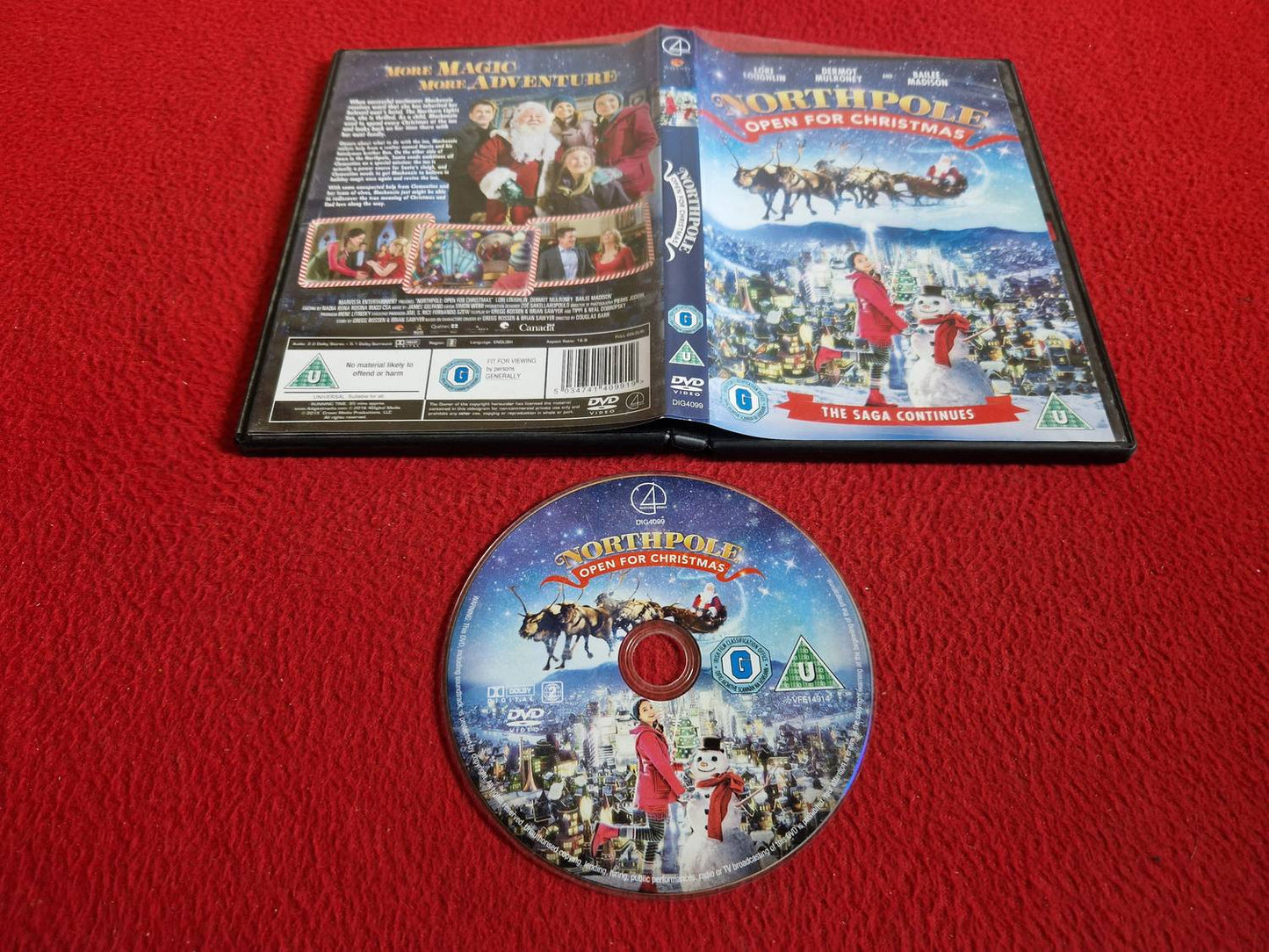 NORTHPOLE OPEN FOR CHRISTMAS THE SAGA CONTINUES DVD