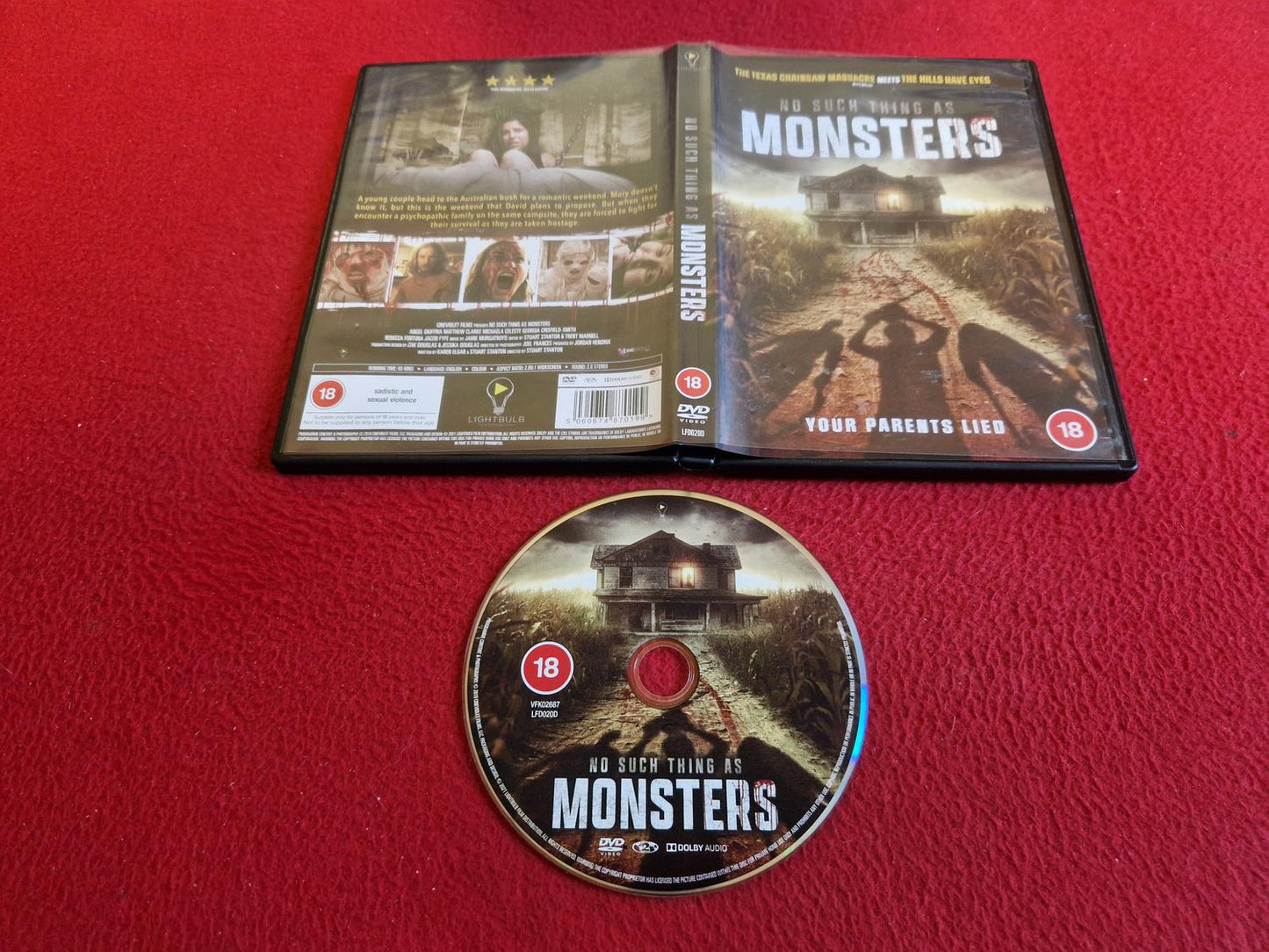 NO SUCH THING AS MONSTERS DVD