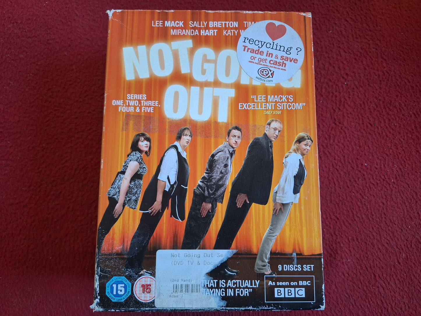 NOT GOING OUT SERIES 1 - 5 BOX DVD