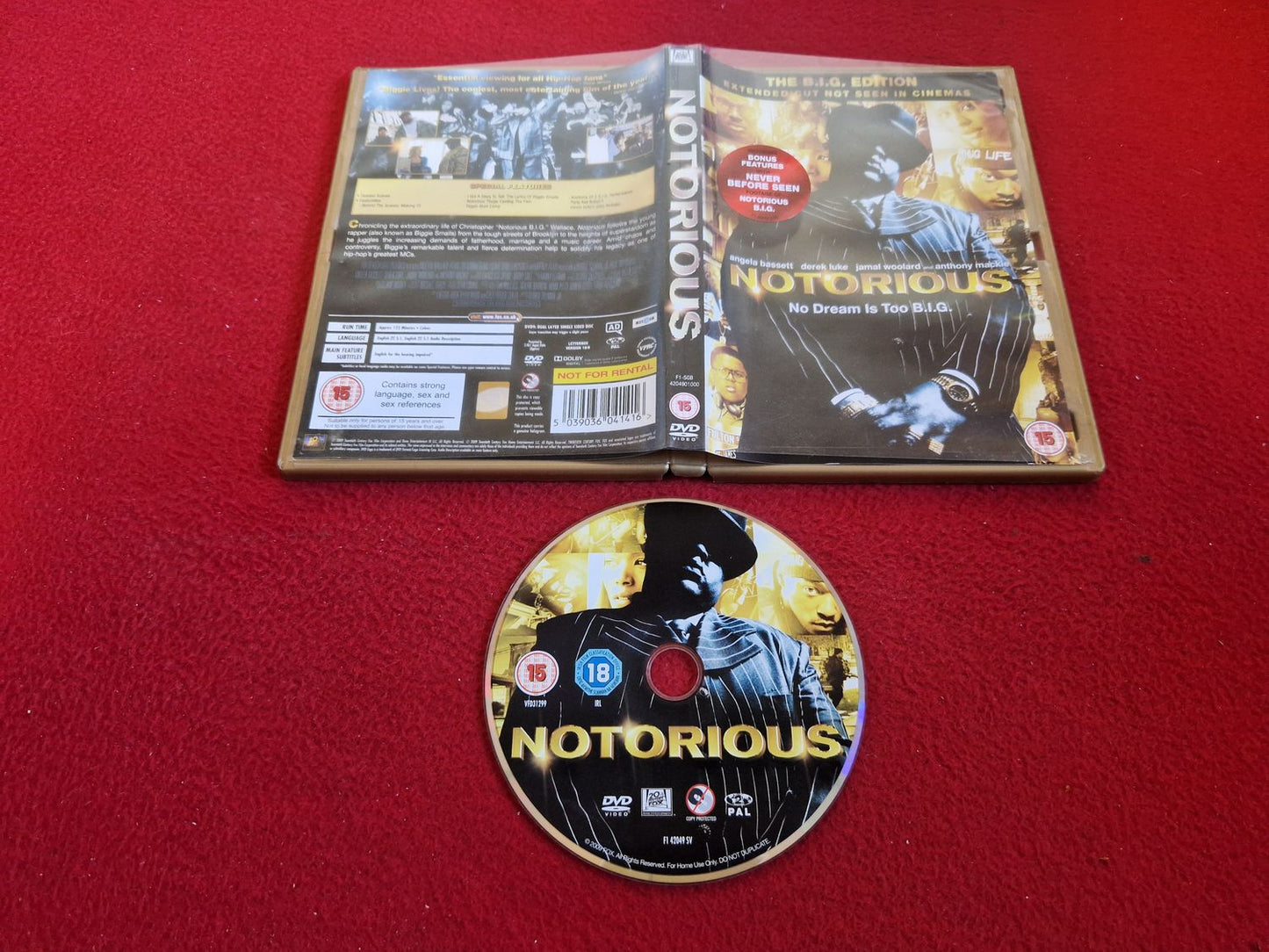 NOTORIOUS DVD