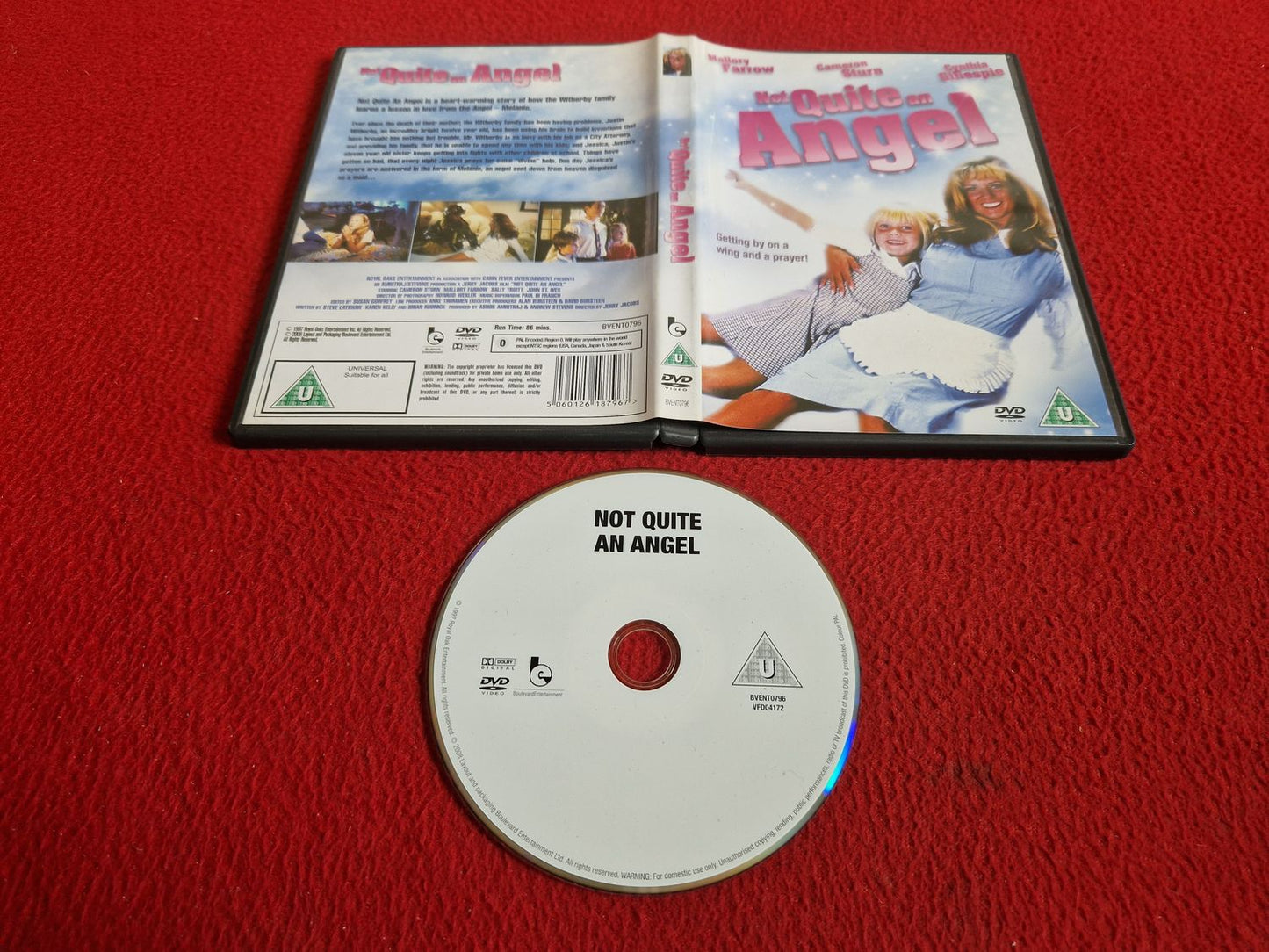 NOT QUITE AN ANGEL DVD