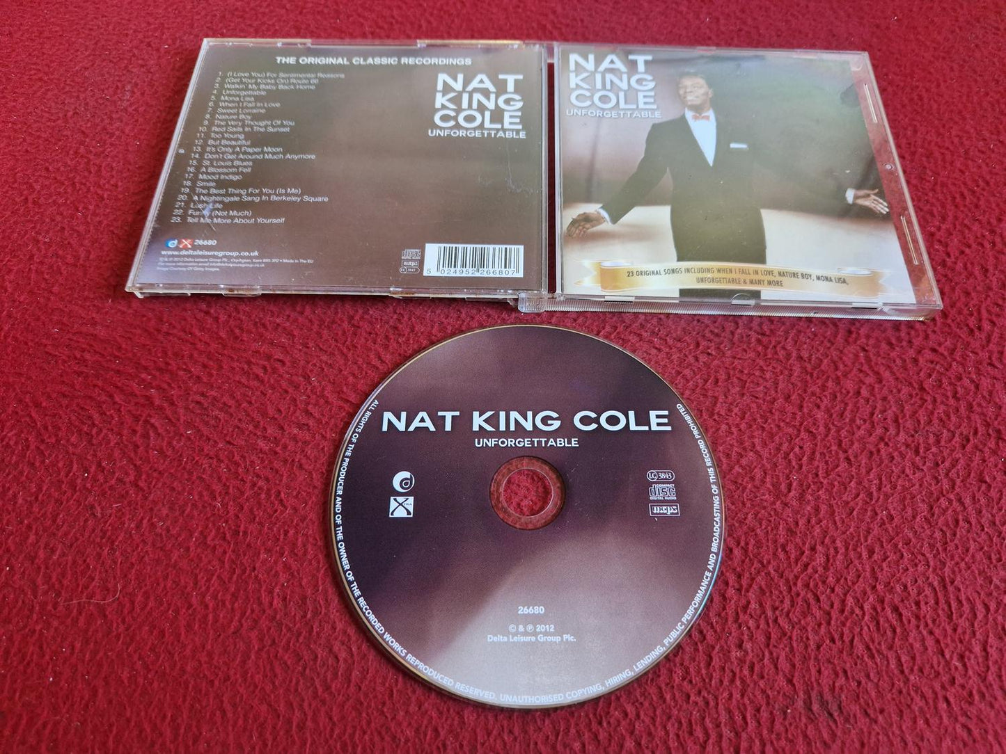 NT KING COLE UNFORGETTABLE CD