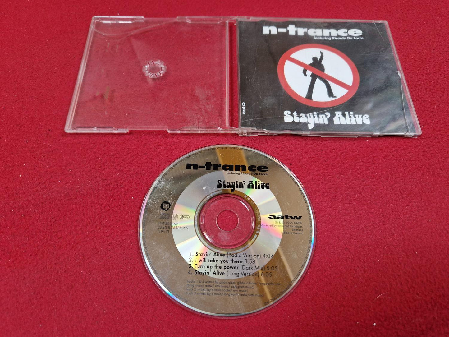 N-TRANCE FEAT RICARDO DA FORCE STAYIN' ALIVE SINGEL till CD