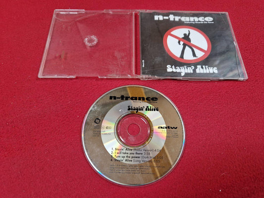 N-TRANCE FEAT RICARDO DA FORCE STAYIN' ALIVE SINGEL till CD