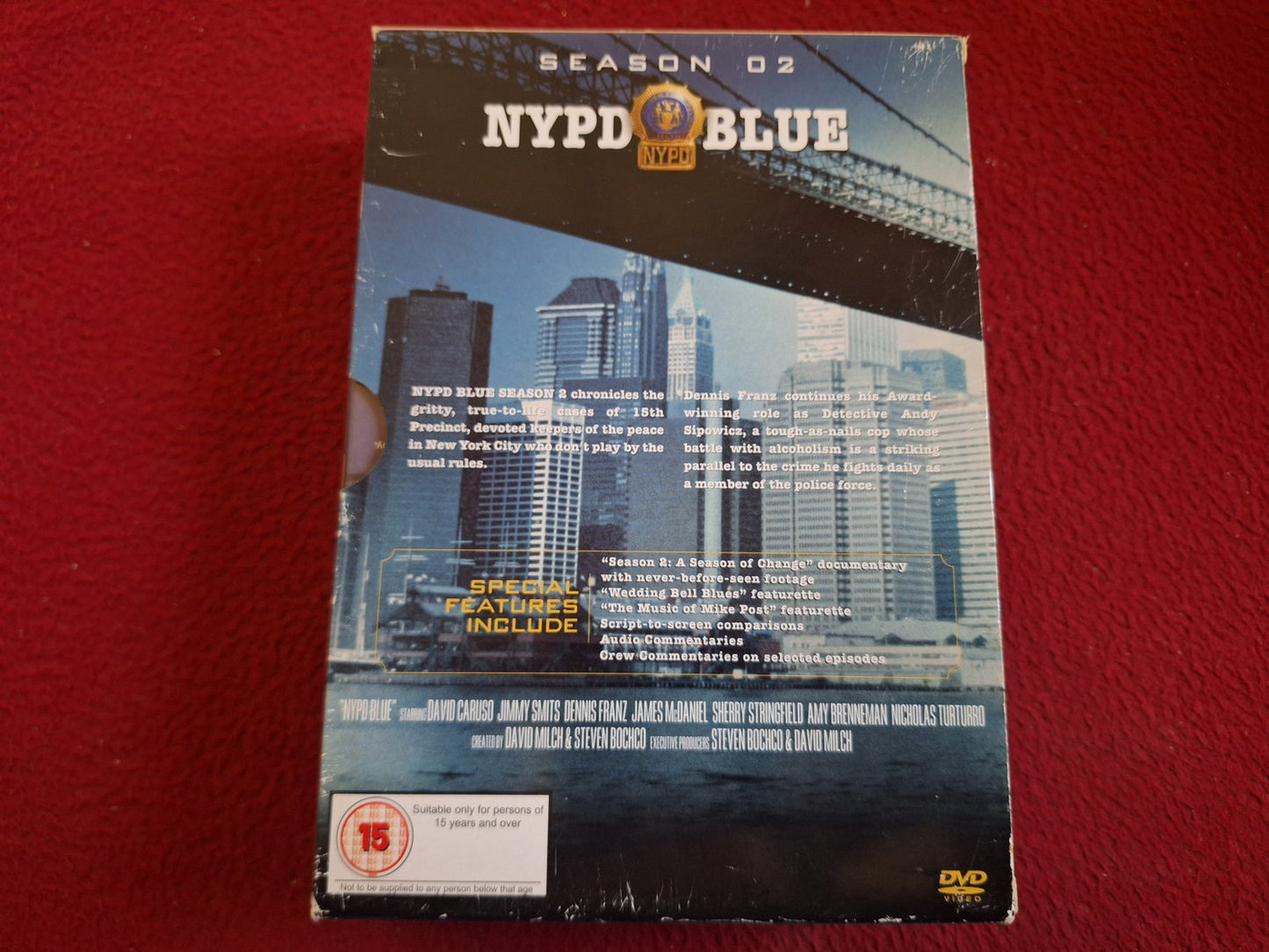 NYPD BLUE SEASON 2 BOX DVD