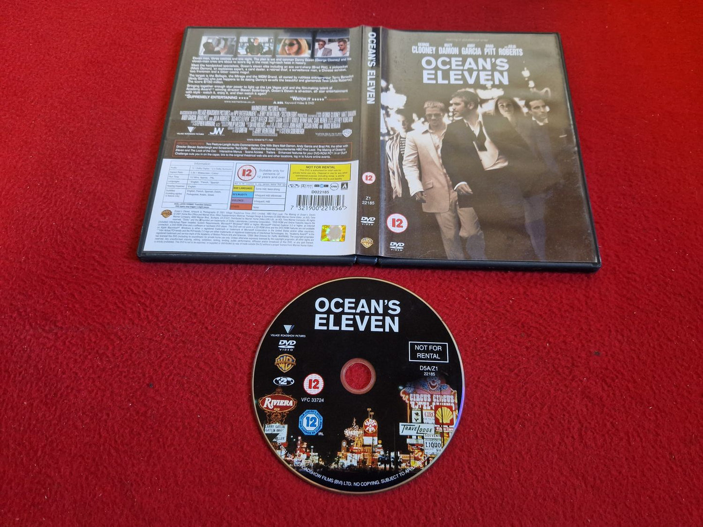 OCEAN'S ELEVEN DVD