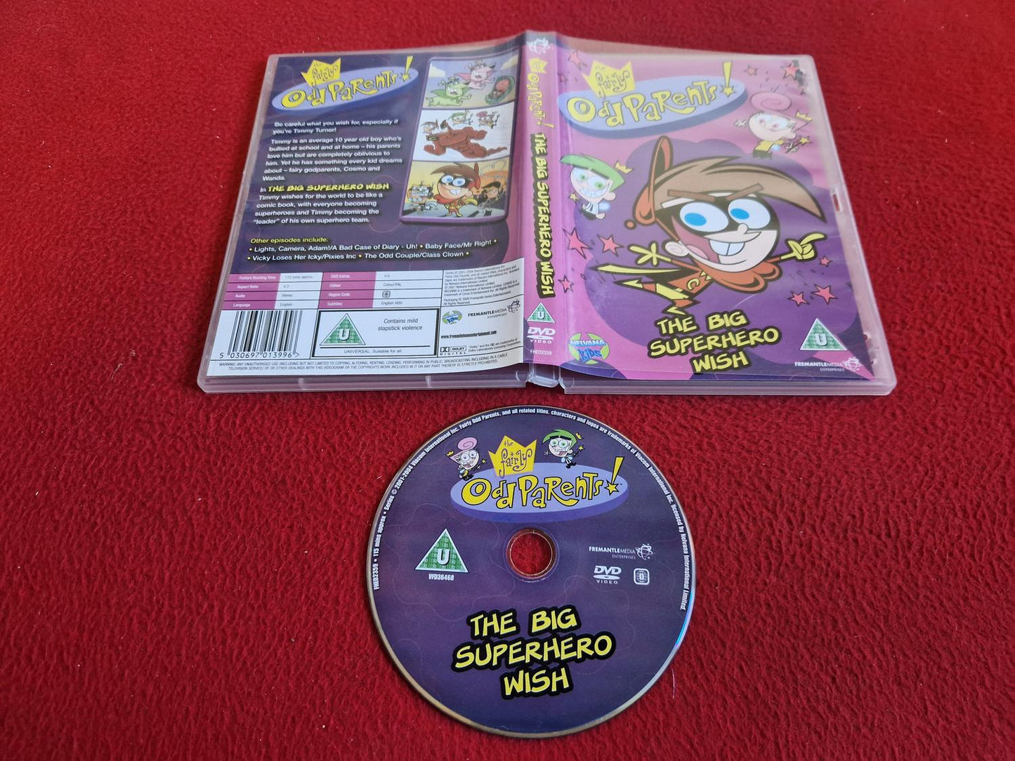 ODD FAMILY THE BIG SUPERHERO WISH DVD