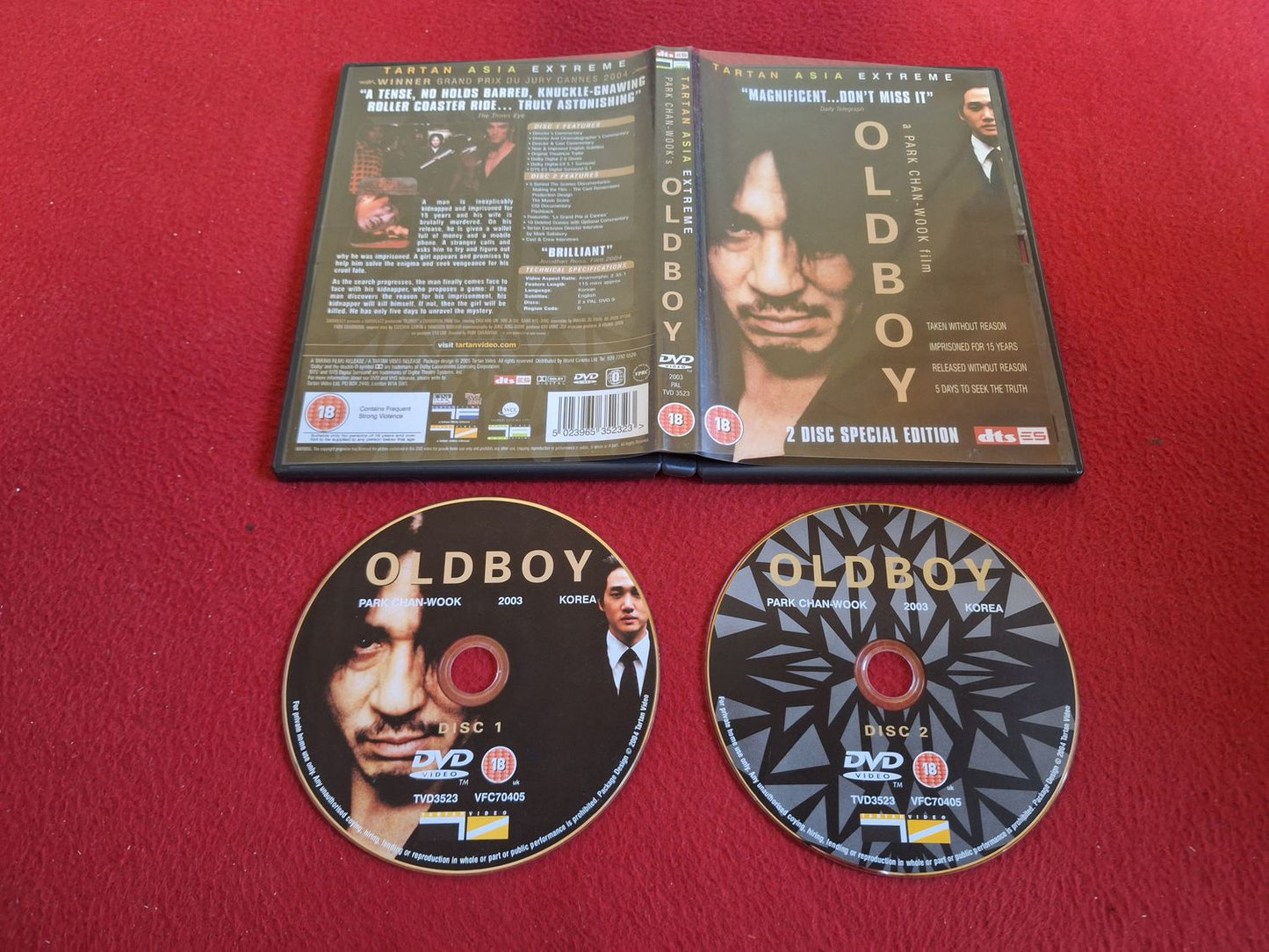 OLDBOY [ TARTAN ASIA EXTREME ] DVD