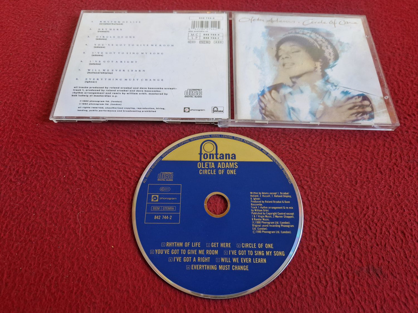 OLETA ADAMS CIRCLE OF ONE CD