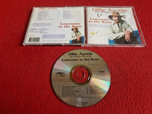 OLLIE AUSTIN THE PEOPLE'S FAVOURITES LONESOME TO THE BONE CD
