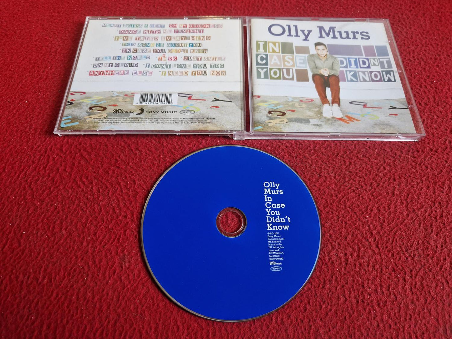 OLLY MURS IN CASE YOU DIDN'T KNOW CD
