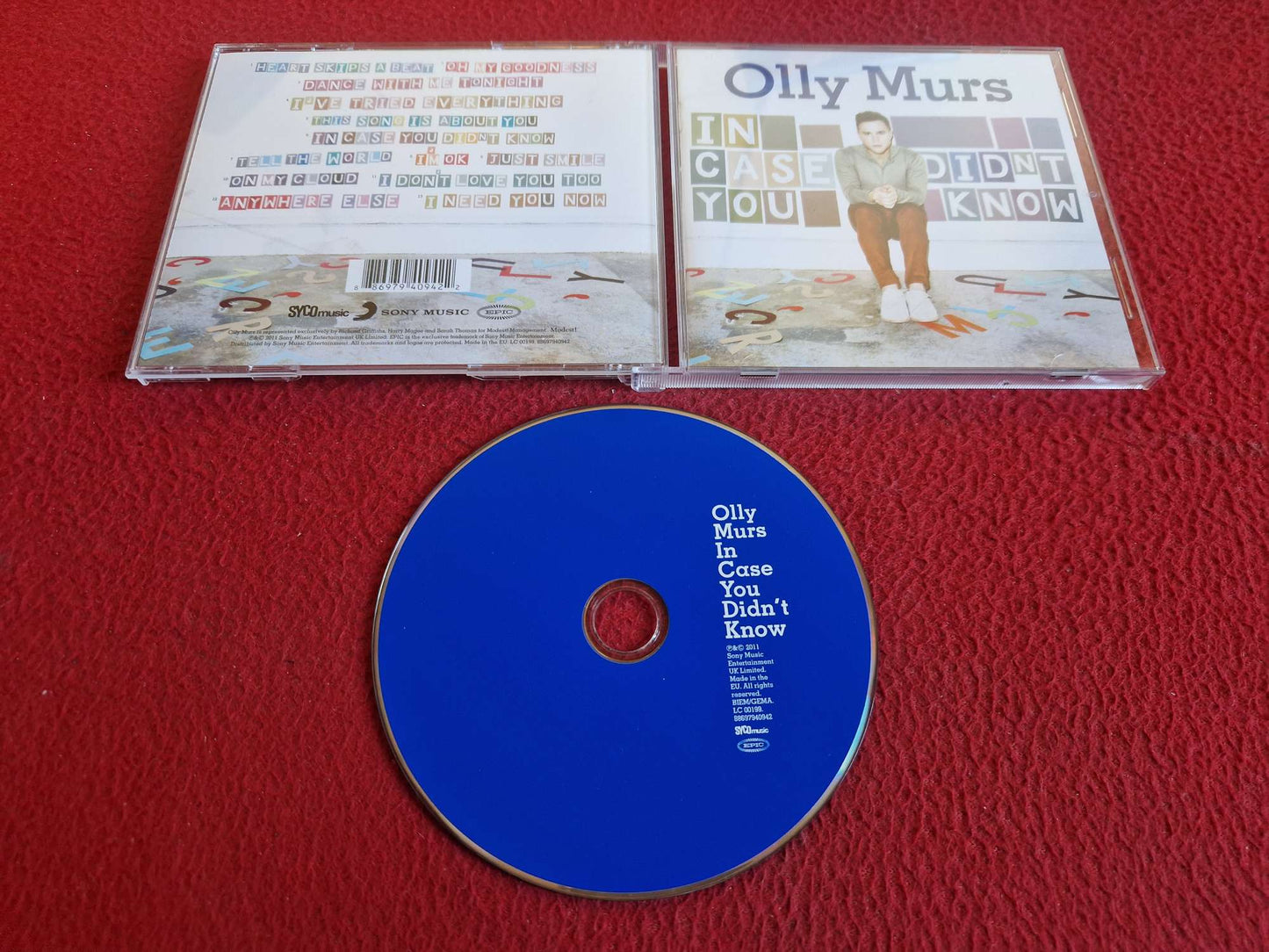 OLLY MURS IN CASE YOU DIDN'T KNOW CD