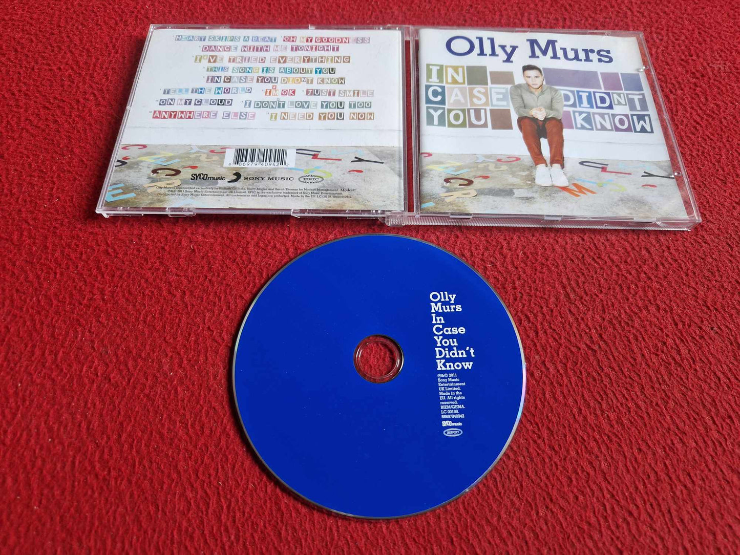 OLLY MURS IN CASE YOU DIDN'T KNOW CD