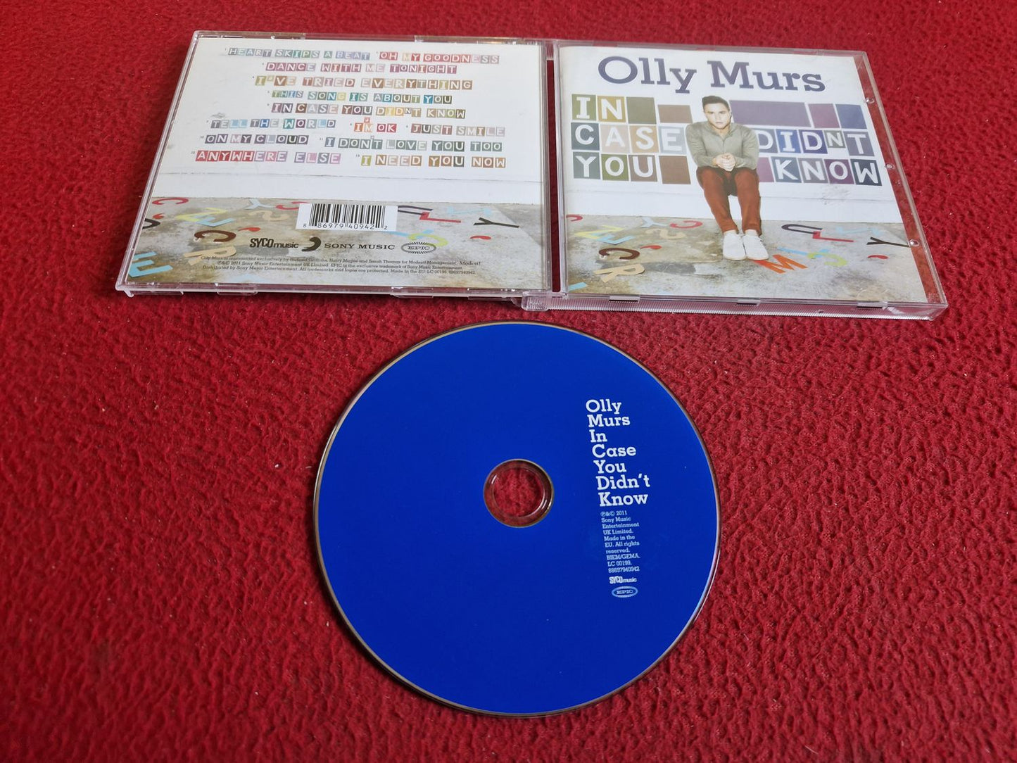 OLLY MURS IN CASE YOU DIDN'T KNOW CD