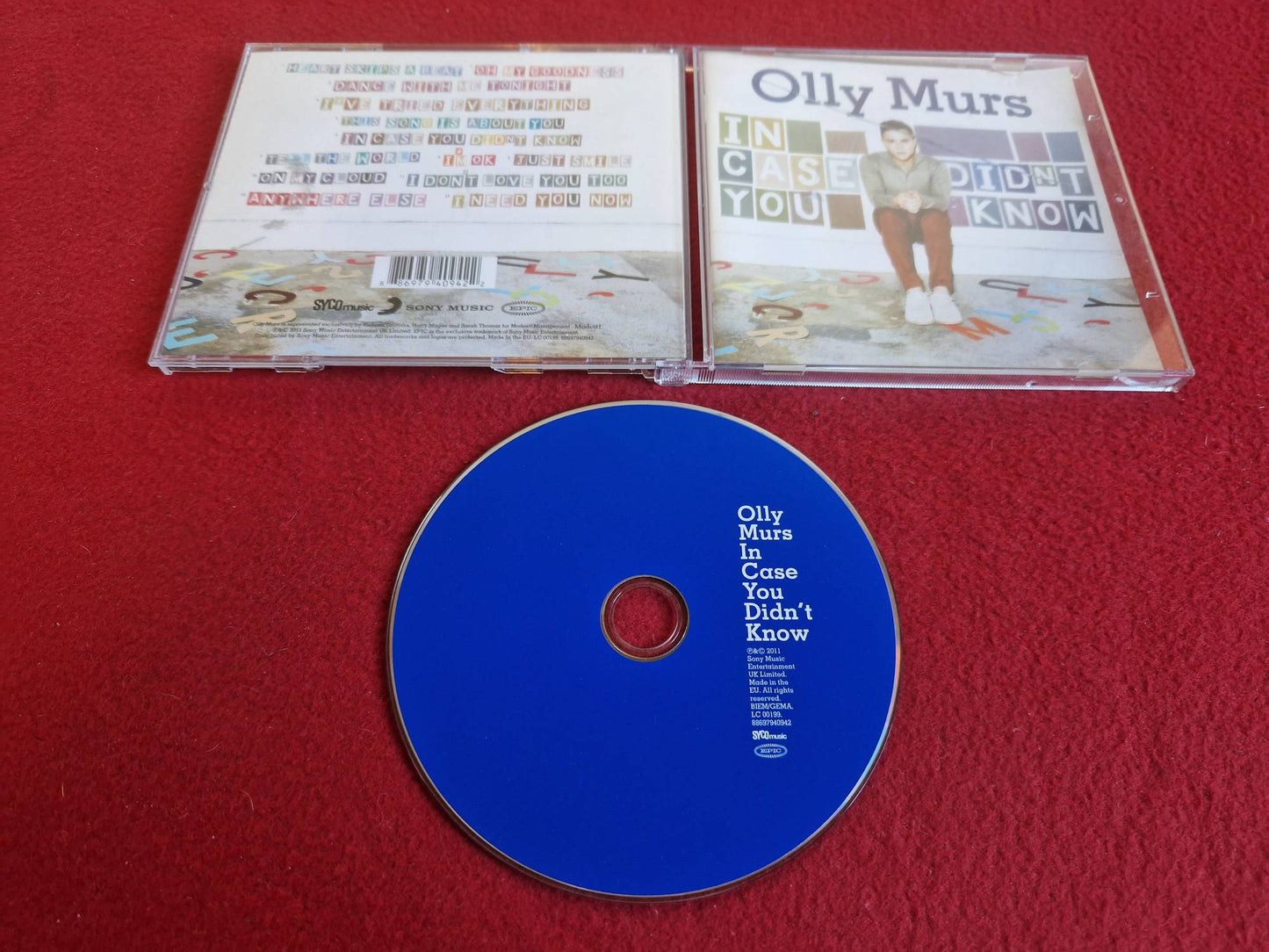 OLLY MURS IN CASE YOU DIDN'T KNOW CD