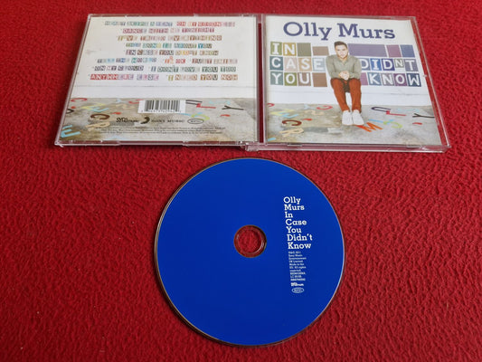 OLLY MURS IN CASE YOU DIDN'T KNOW CD