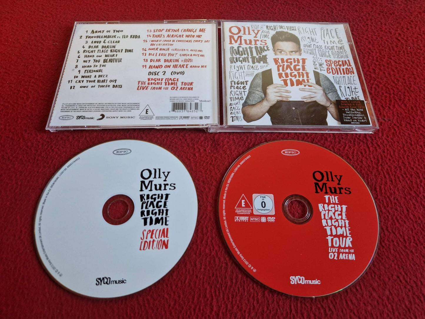 OLLY MURS RIGHT PLACE RIGHT TIME CD
